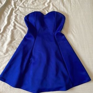 4/$15 Cobalt electric blue forever 21 swing dress